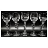 Queen Lace Kenyan-African Series Crystal Wine Glas