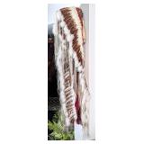 Native American ChiefÕs Painted Turkey Feather Hea