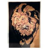Beautiful Custom Lion Rug