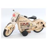 Japan Tin Friction Harley-Davidson Police Motorcyc