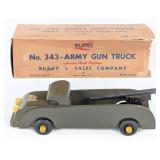 Buddy L Wood Toys Army Gun Truck