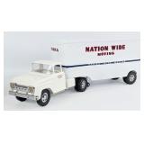 Custom Tonka Nation Wide Moving Truck and Trailer