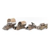 (4) Marx Military Vehicles