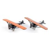 (2) Buddy L Monocoupe Airplanes