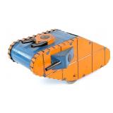 Marx Tin Windup Doughboy Tank - Orange