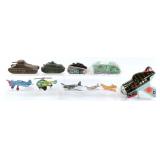 Military Tanks and Airplane Toys
