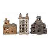 (3) Cast Iron Building Still Banks