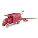 Hubley Cast Iron Bell Telephone Truck