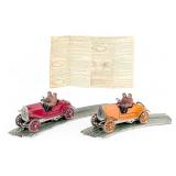 Lionel No. 8 and No. 9 Racing Automobiles