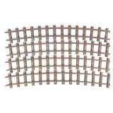 (4) Original Buddy L Curve Track Pieces