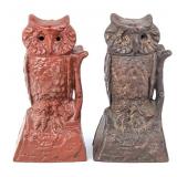 (2) Owl Turns Head Mechanical Banks