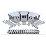 Buddy L Industrial Railroad Roundhouse Set with Tr