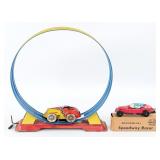 Arnold Tin Windup Loop Car and Marx Speedway Racer