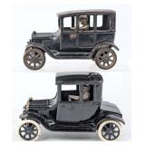 Arcade Cast Iron Sedan and Coupe