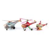 Japan Tin Friction & Windup Helicopters