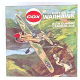 COX Curtiss Warhawk P-40 Engine Powered Plane with