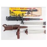 Marx and Maco Machine Gun with Tripod Toys