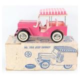 Tonka No. 350 Pink Jeep Surrey with Box