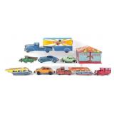 Marx Trucks, Automobiles, and Honeymoon Garage
