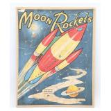 Vintage Playtime House Moon Rockets Puzzle
