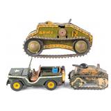 Marx U.S. Army Tanks and Battery Op. U.S. Army Sig