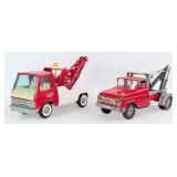 Buddy L & Tonka Wrecker Tow Trucks