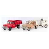Tonka Farms Stake Bed Truck with Trailer and Buddy