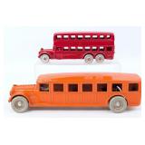 AC Williams Double Decker and Arcade Fageol Bus