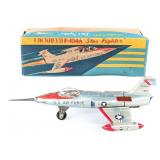 Japan Tin Friction Lockheed F-104A Star Fighter wi