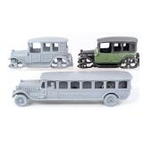 Arcade Cast Iron Sedan and Hubley Coast To Coast B