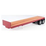 Custom Vern White Flatbed Trailer