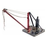 Unrestored Buddy L Large Derrick On Base