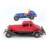 Hoge Fire Chief Car and Plastic Midget Racer Windu