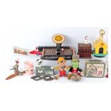 Vintage Marx Typewriter, Snoopy Toys, Pinocchio, J