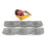 Lead Toy Ship Mold and Kilgore Fire Cracker Cannon