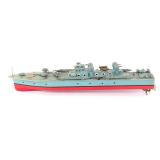 Vintage Japan Battery Op. Wooden Torpedo Boat