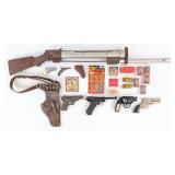Cap Guns, Pop Guns, and Windup Gun Toys