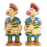(2) Chein Tin Windup Barnacle Bill Walkers
