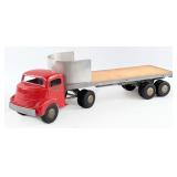 Smith Miller GMC Truck with Flatbed Trailer