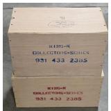 (2) King K Toy Boxes