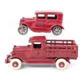 Cast Iron Arcade Ford Sedan and AC Williams Stake