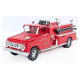 Restored Tonka Suburban Pumper No. 5 Fire Truck -
