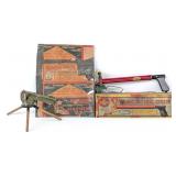 Ronson and McDowell Machine Gun Toys w/ Boxes