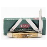 2000 Case XX Amber Bone Medium Stockman 6318 w/ Bo