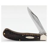 1920-40 Case Tested XX Green Bone Saddlehorn