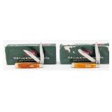2003 & 05 Case XX Persimmon & Sunset Orange Tiny T