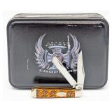 2005 Case XX Orange County Chopper Orange Bone Tin