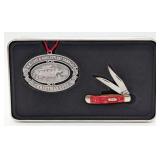 2008 Case XX Christmas Red Bone Wharncliffe Tiny T