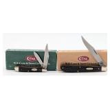 1989 & 99 Case XX Jigged Delrin Peanut 6220 & Slim