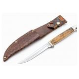1965-79 Case XX Stag M5 Finn Fixed Blade Knife w/